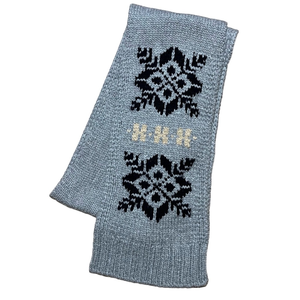Eddie Bauer Lambswool Gray Scarf O/S
